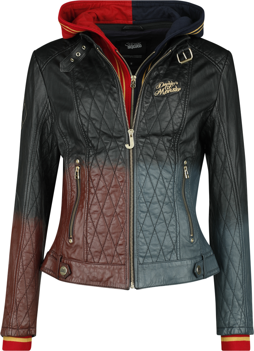 Suicide Squad - DC Comics Lederjacke - Harley Quinn - Daddy's Lil' Monster - XS bis 3XL - für Damen - Größe M - multicolor  - EMP exklusives von Suicide Squad
