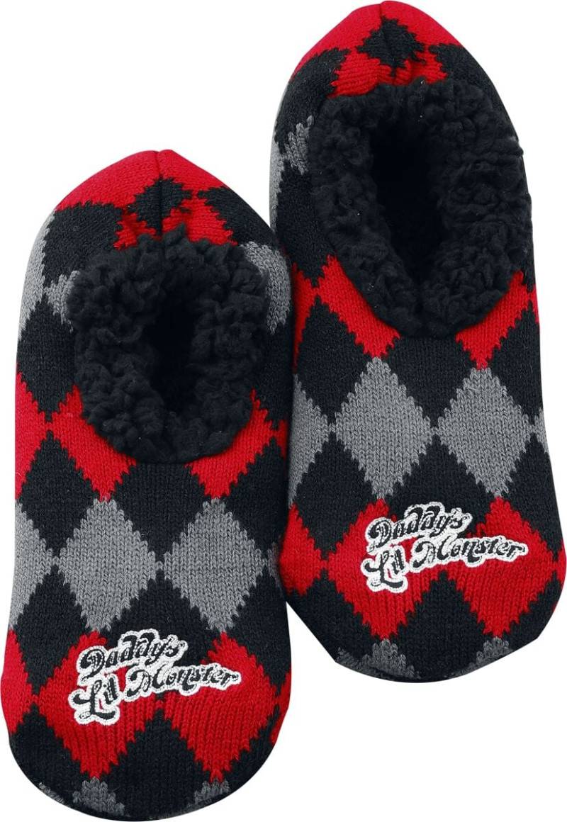 Suicide Squad - DC Comics Socken - Monster Cozy Slipper - EU35-38 bis EU39-42 - für Damen - Größe EU 35-38 - multicolor  - EMP exklusives Merchandise! von Suicide Squad