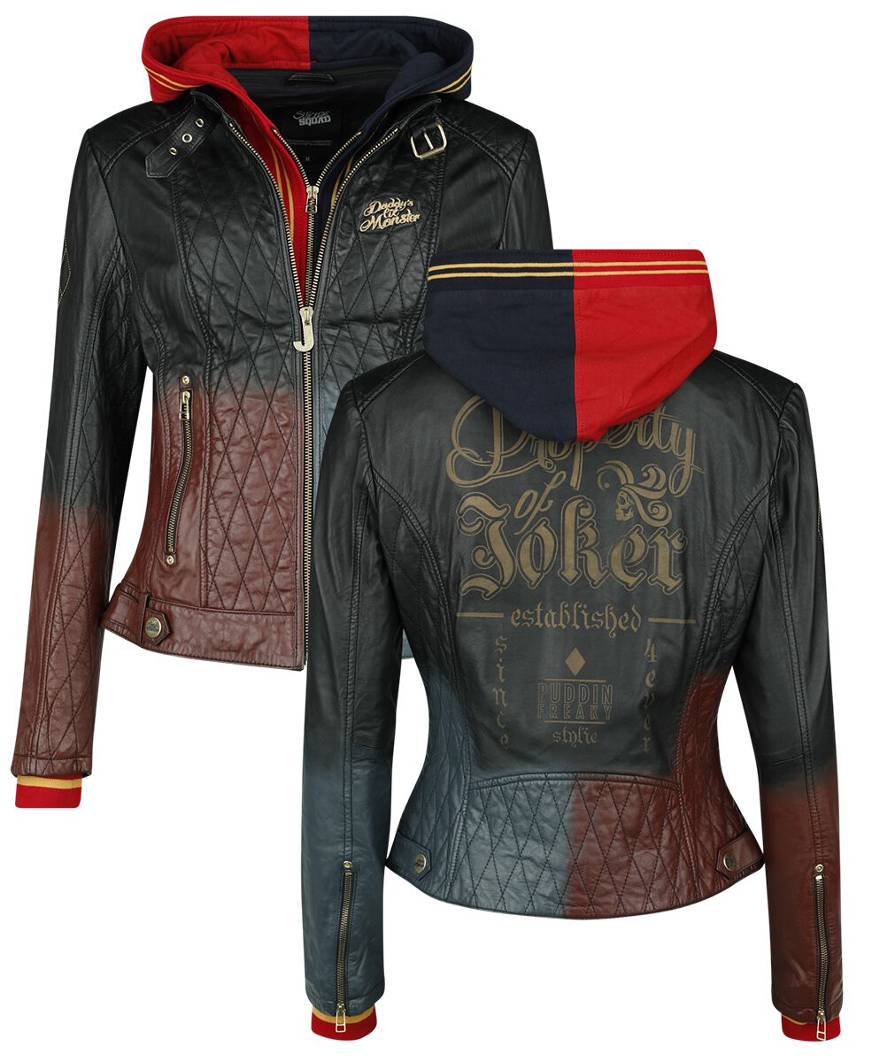 Suicide Squad Harley Quinn - Daddy's Lil' Monster Lederjacke multicolor in L von Suicide Squad