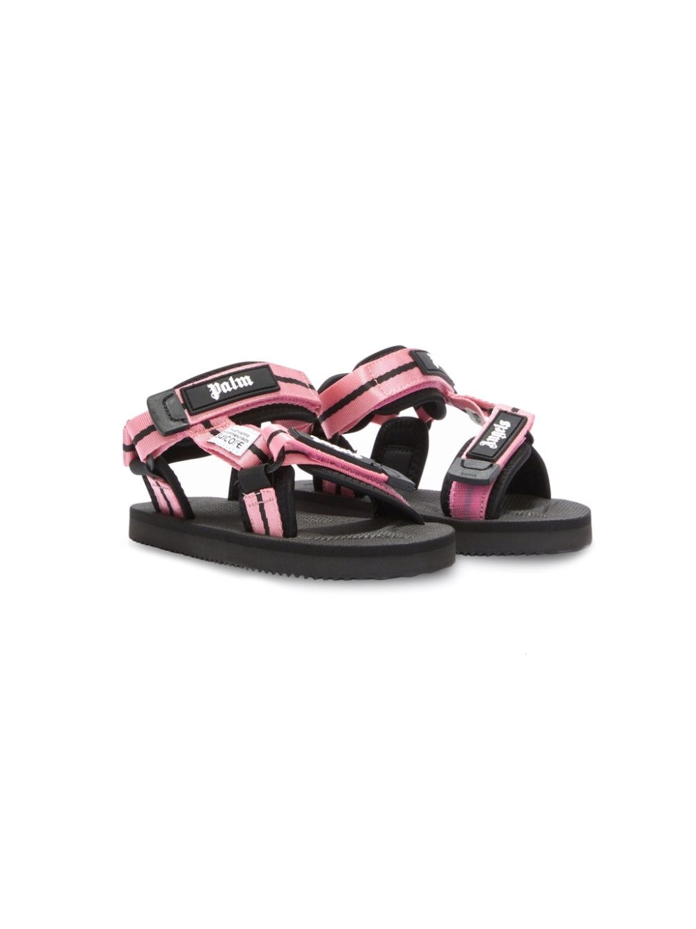 Suicoke x Palm Angels Kids x Suicock Sandalen mit Logo-Riemen - Rosa von Suicoke x Palm Angels Kids