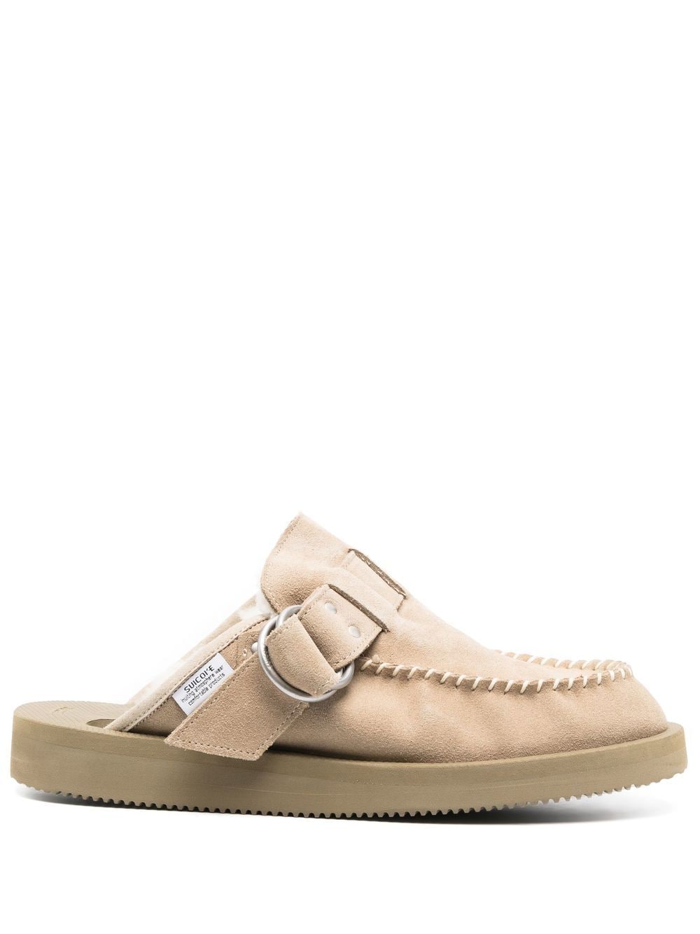 Suicoke Lemi Loafer aus Wildleder - Nude von Suicoke