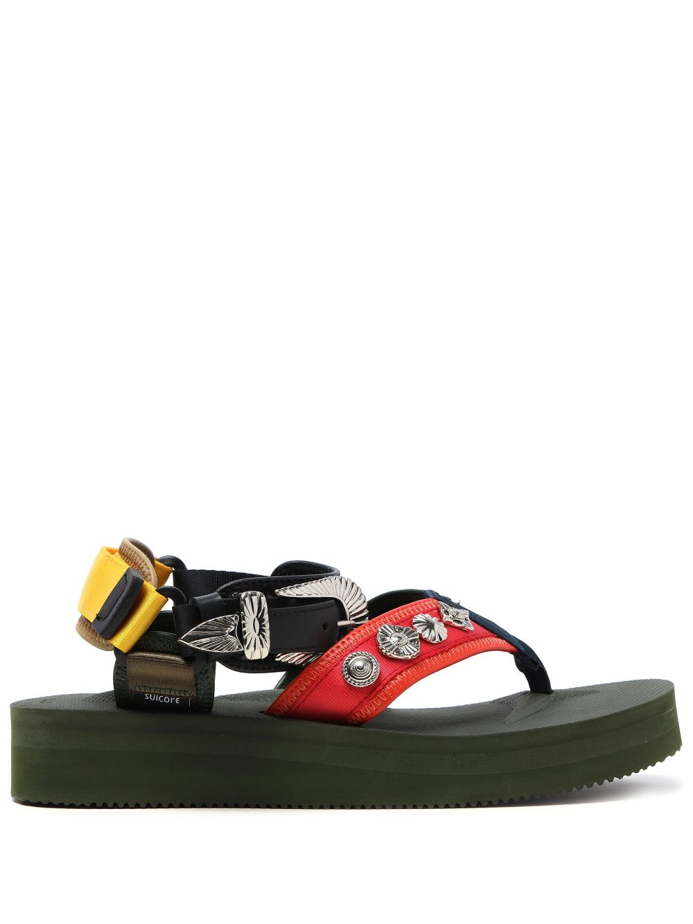 Suicoke Sandalen mit Nieten - Grün von Suicoke