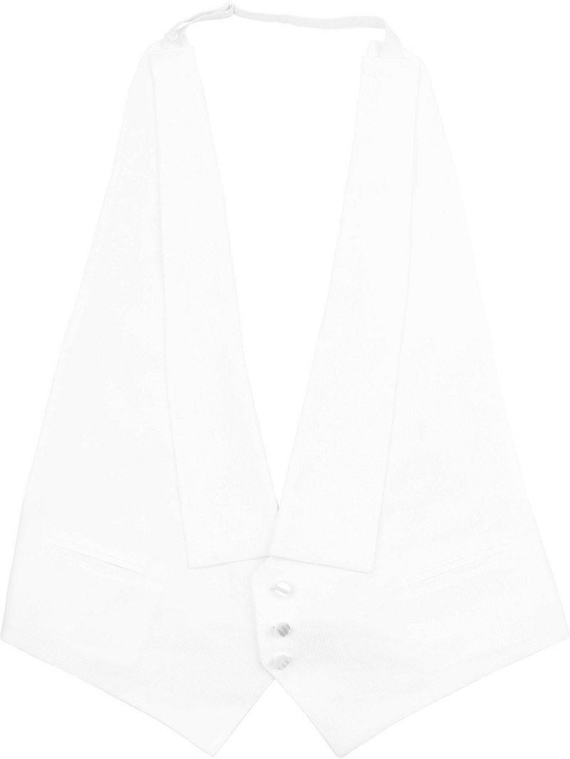 Frackweste Weiß - Model Donau - Größe L von Suitable