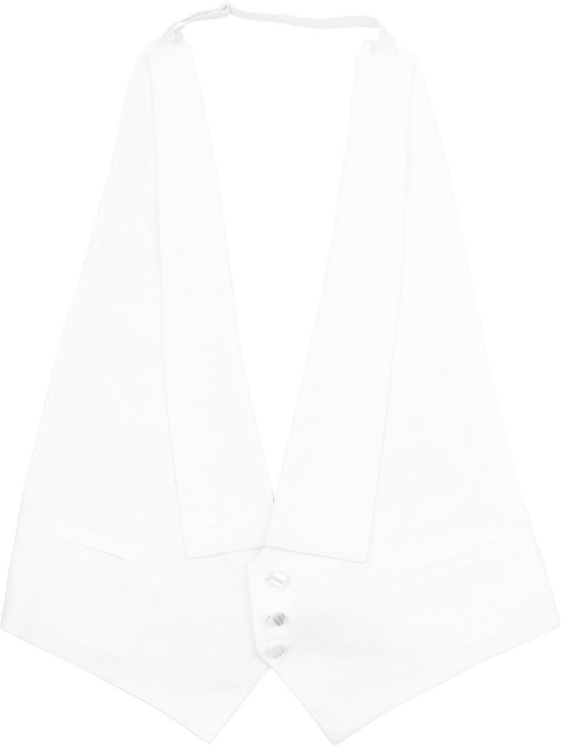 Frackweste Weiß - Model Donau - Größe M von Suitable