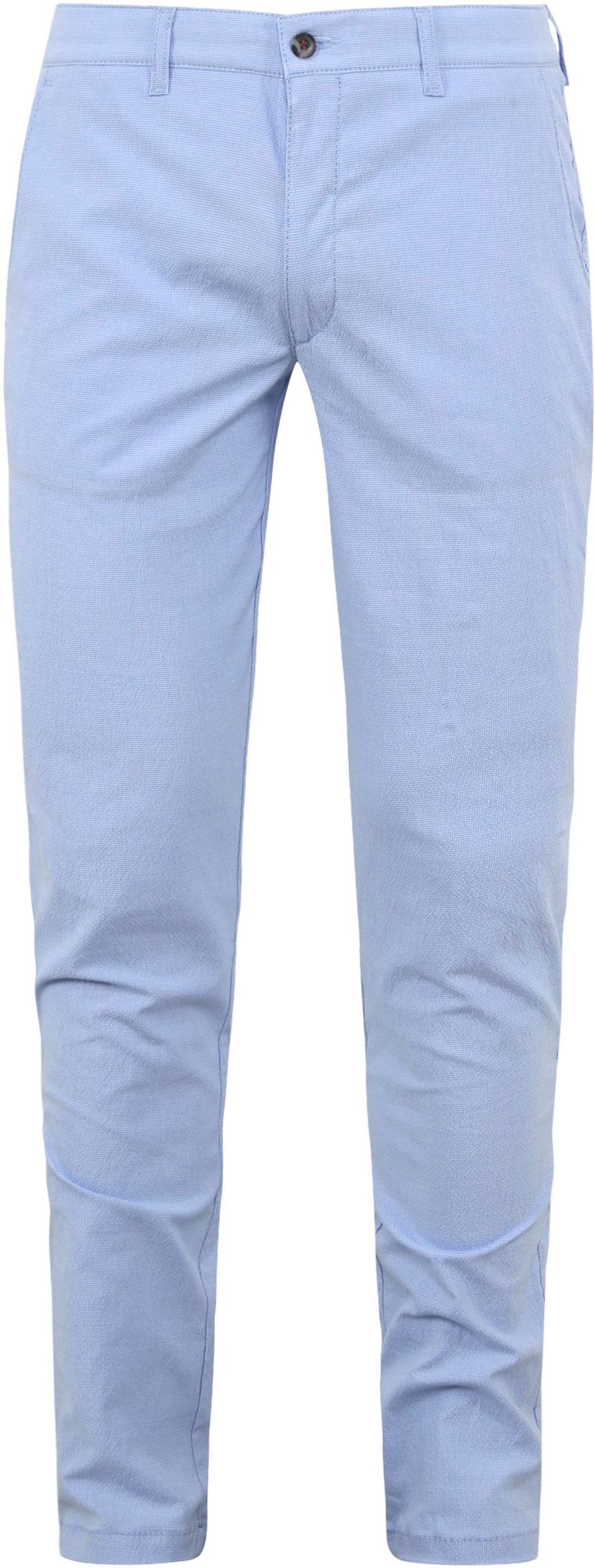 Suitable Chino Pico Kariert Hellblau - Größe 56 von Suitable