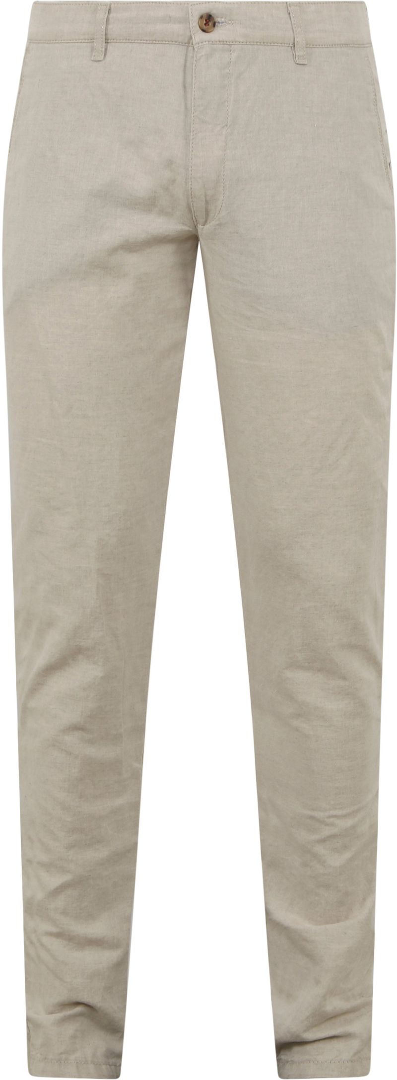 Suitable Chino Pico Leinen Beige - Größe 46 von Suitable