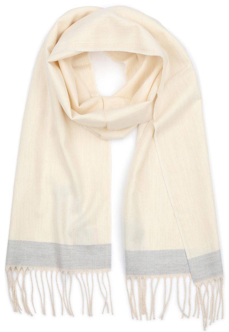 Geeigneter Herrenschal Softfeel Ecru - von Suitable