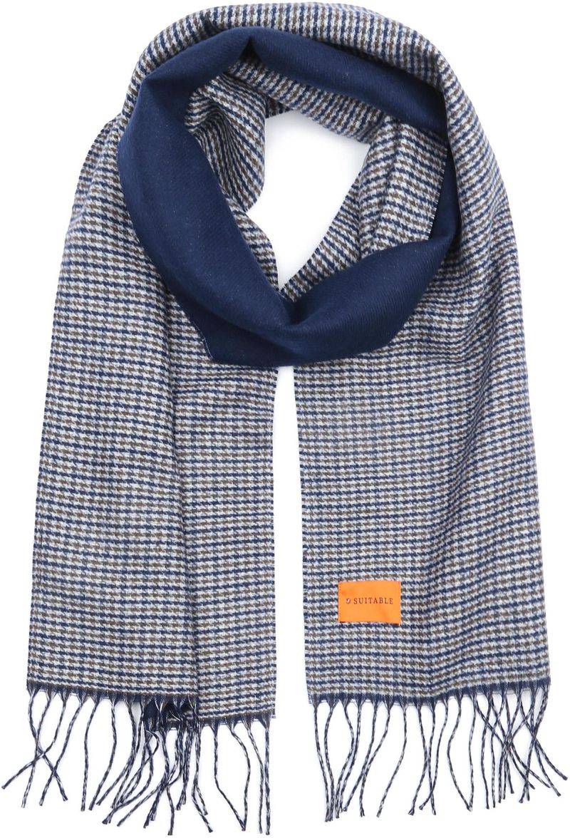 Geeigneter Herrenschal Softfeel Pepita Grau - von Suitable
