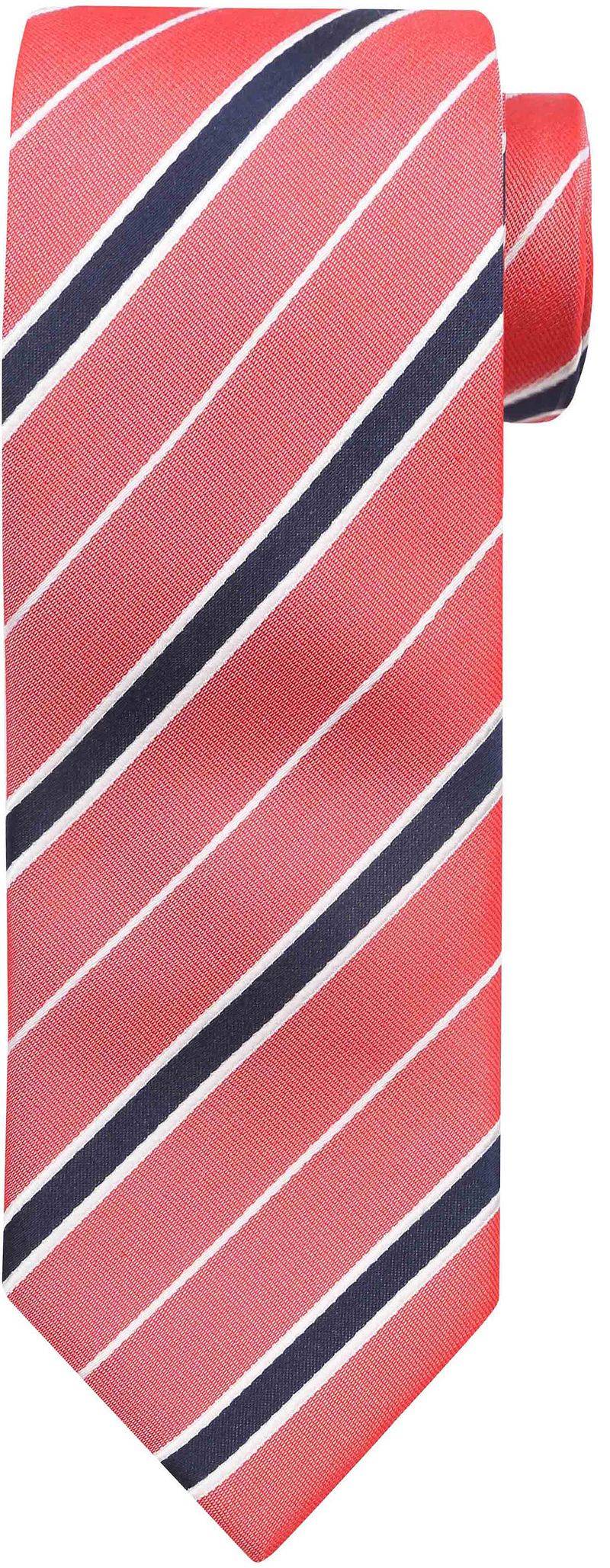 Krawatte Seide Rot Streifen - von Suitable