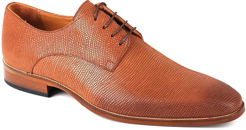 Leder Schuh Cognac - Größe 42 von Suitable