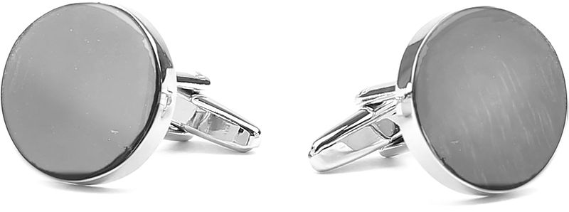 Manschettenknöpfe Kreis Silber - von Suitable