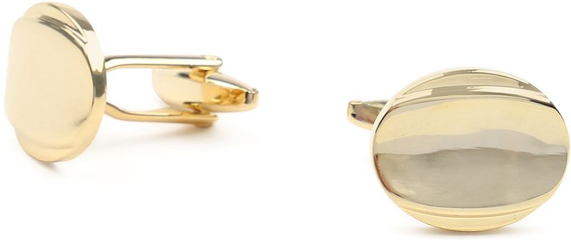 Manschettenknöpfe Oval Gold - von Suitable