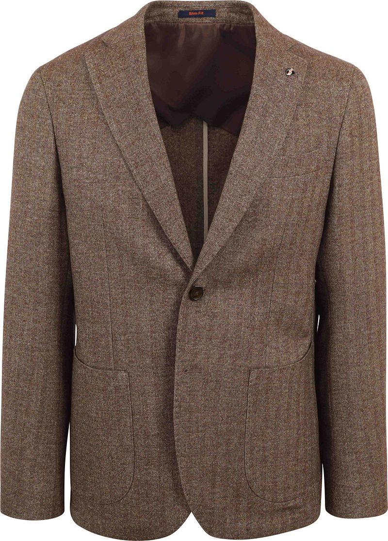 Suitable Blazer Lugano Braun - Größe 48 von Suitable