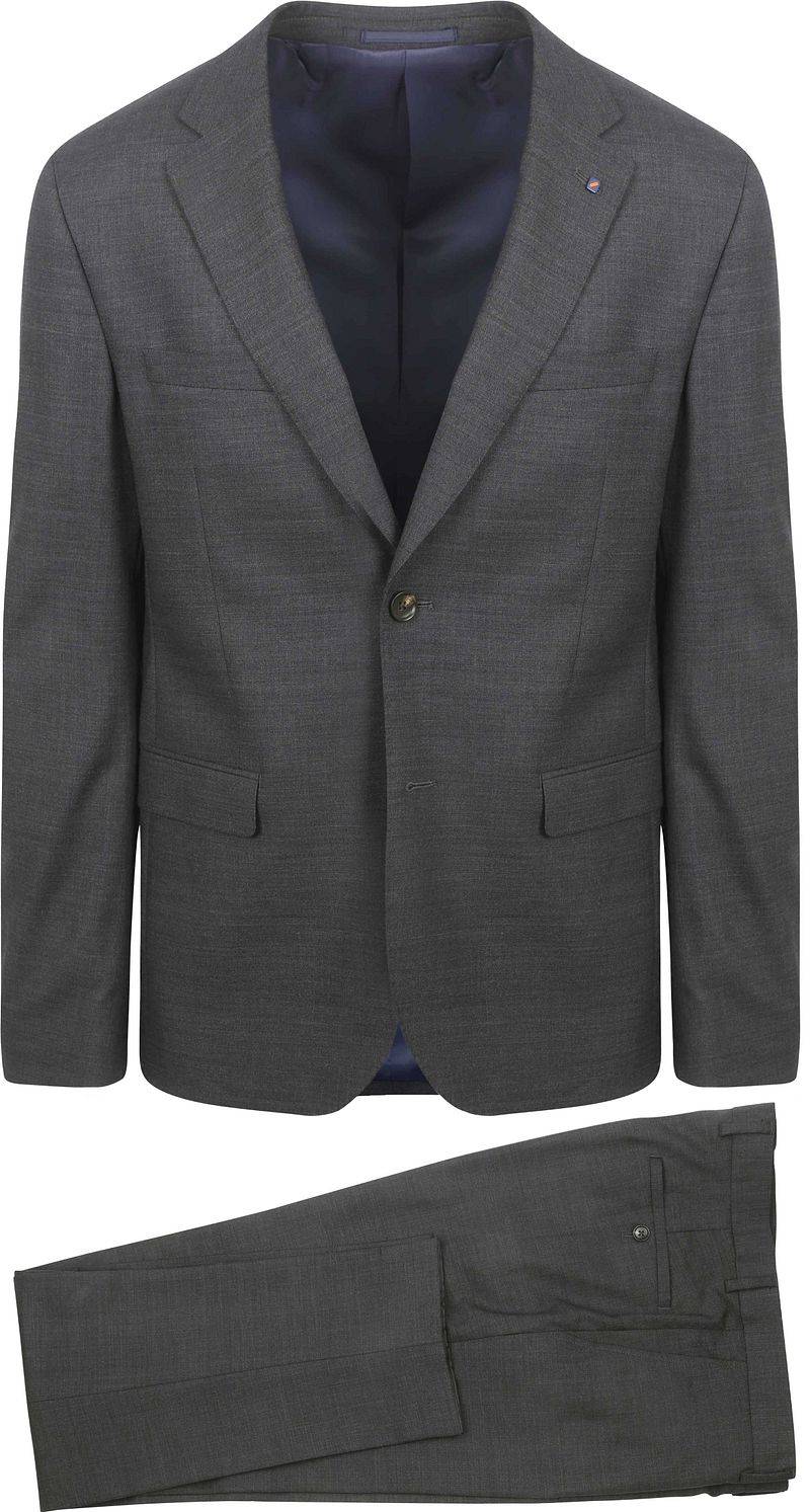 Suitable Strato Toulon Suit Wool Anthrazit - Größe 48 von Suitable
