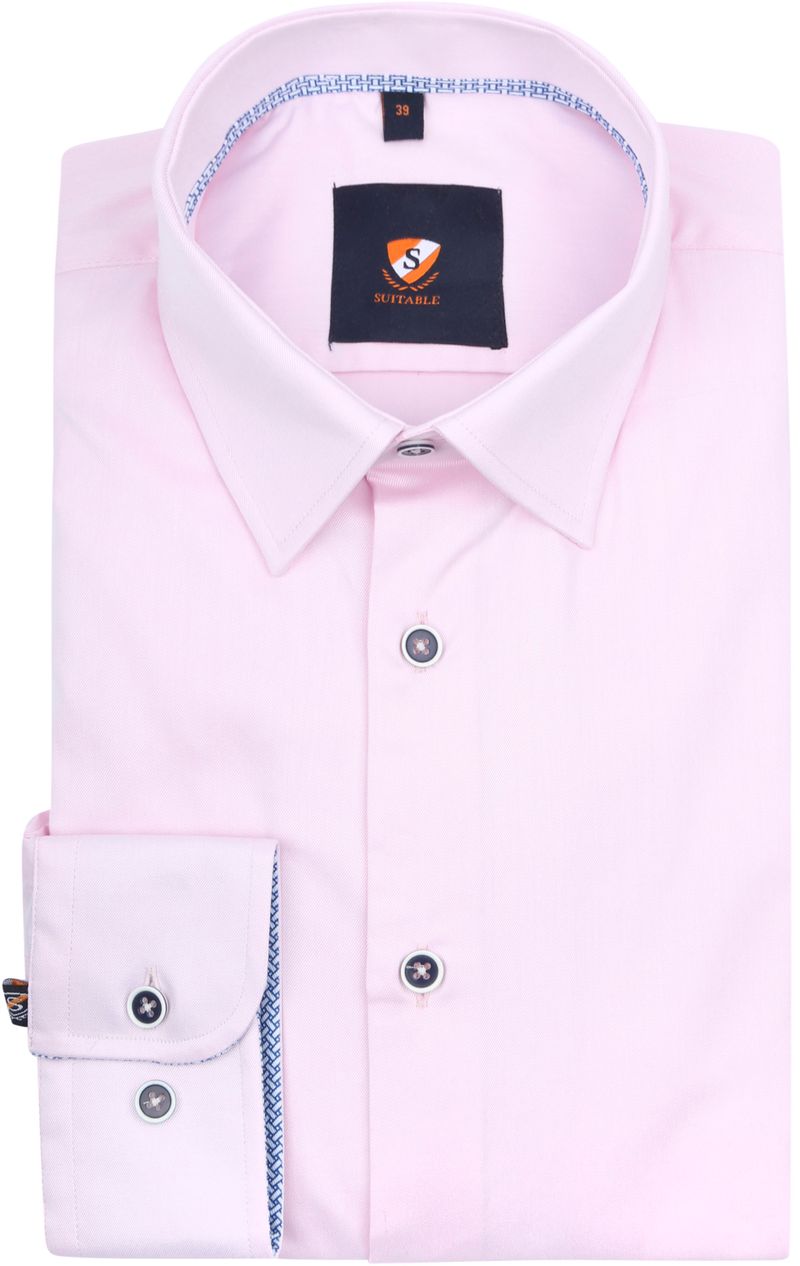 Suitable Shirt 261-3 Rosa - Größe 38 von Suitable