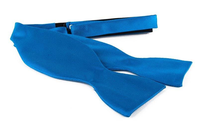 Selbstbinder Fliege Seide Ozeanblau F32 - von Suitable