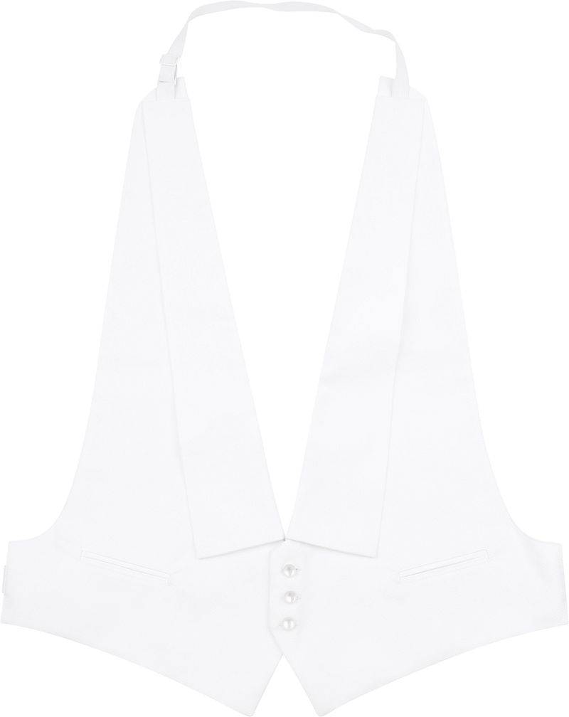 Smoking Weste Moldau weiß  - Größe M von Suitable