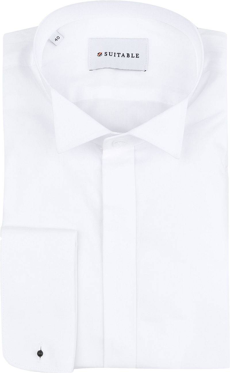 Smokinghemd Hemd Miami Weiß - Größe 42 von Suitable