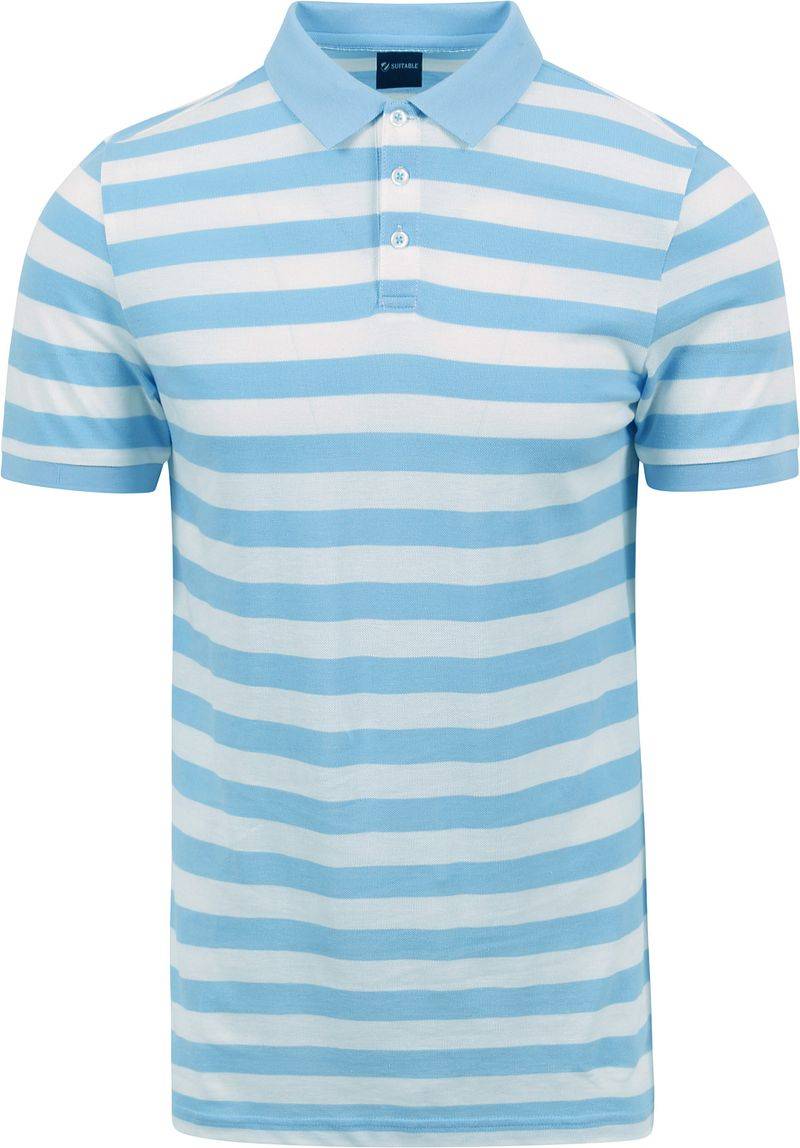 Suitable Balky Poloshirt Hellblau - Größe XL von Suitable