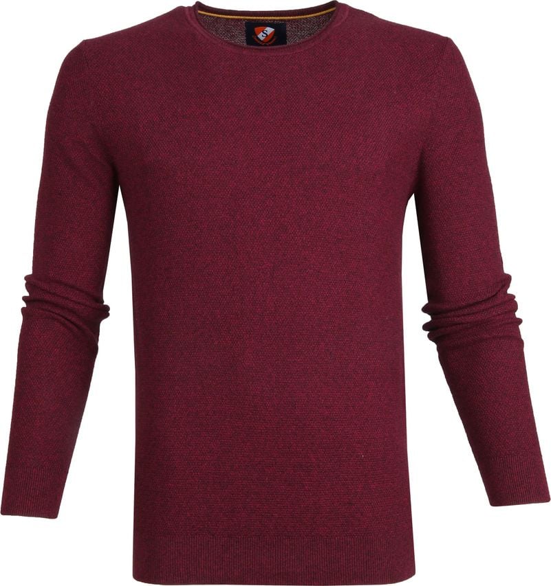 Suitable Baumwolle Pullover Hong Dunkelrot - Größe XXL von Suitable