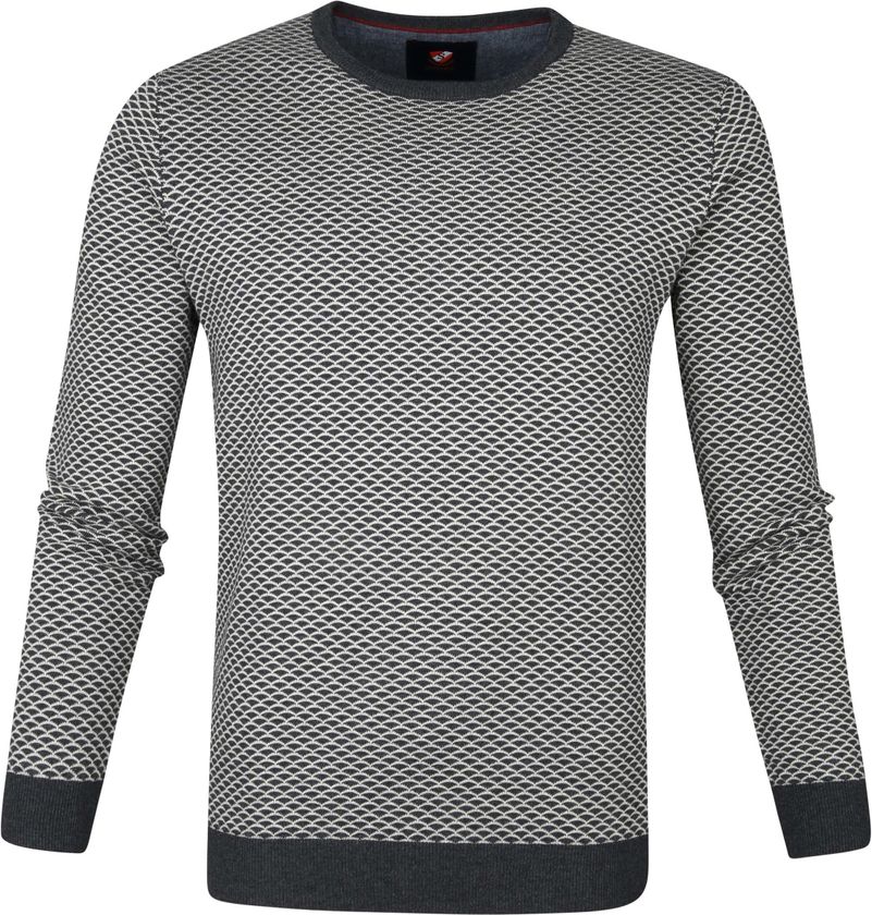 Suitable Baumwolle Zach Pullover Grau Design - Größe XXL von Suitable