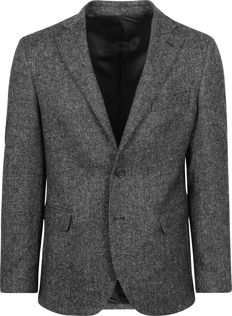 Suitable Birds Eye Blazer Merinowolle Anthrazit - Größe 50 von Suitable
