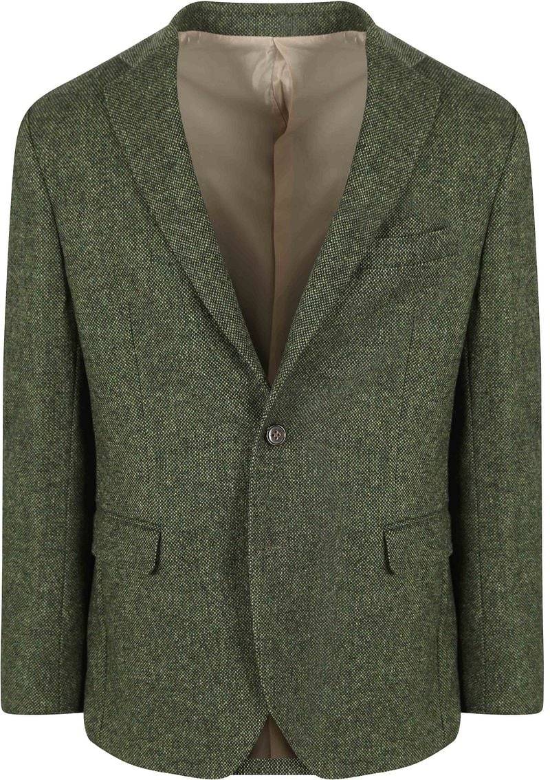Suitable Birds Eye Blazer Merinowolle Grün - Größe 52 von Suitable