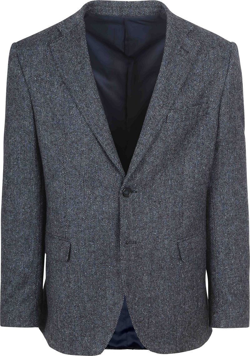 Suitable Birds Eye Blazer Merinowolle Navy - Größe 48 von Suitable