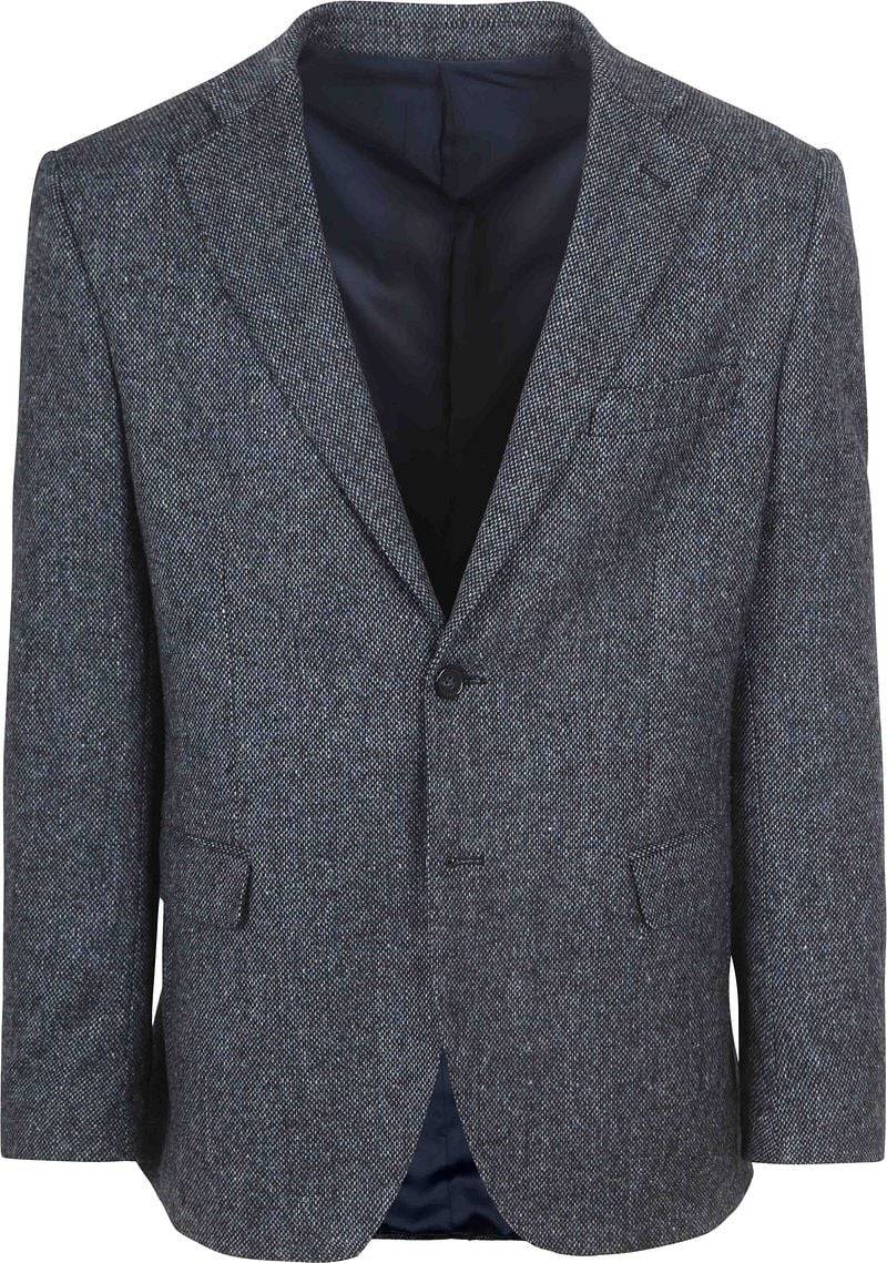 Suitable Birds Eye Blazer Merinowolle Navy - Größe 48 von Suitable