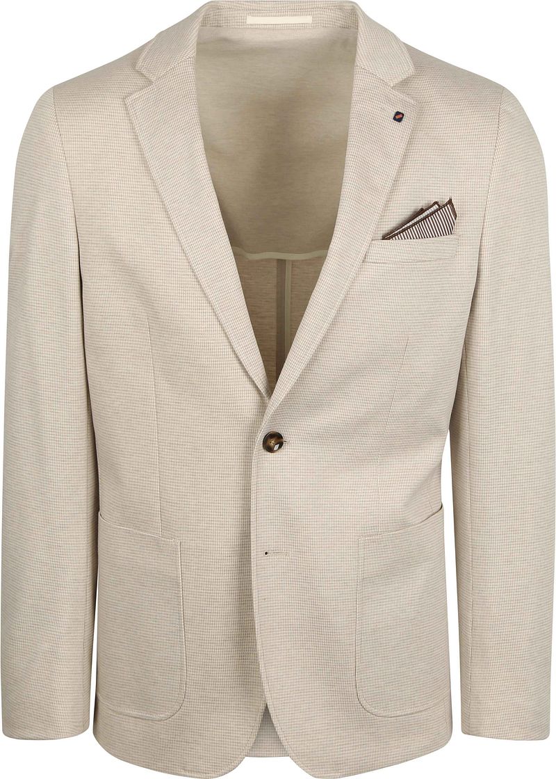 Suitable Blazer Face Druck Sand - Größe 50 von Suitable