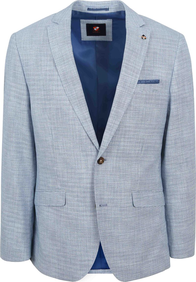 Suitable Blazer Grou Druck Hellblau - Größe 28 von Suitable