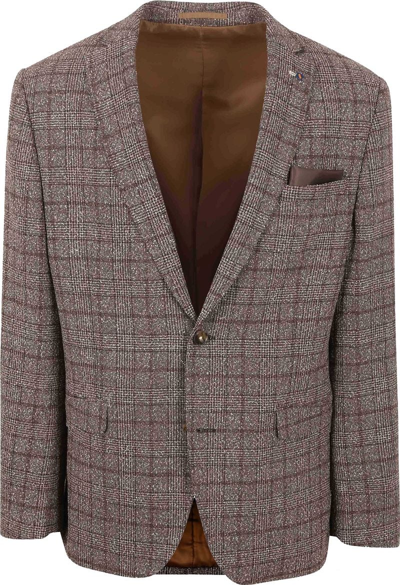 Suitable Blazer Heleen Karos Braun - Größe 48 von Suitable