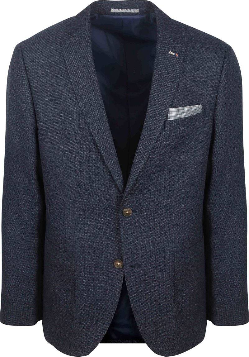 Suitable Blazer Leek Structure Navyblau - Größe 48 von Suitable