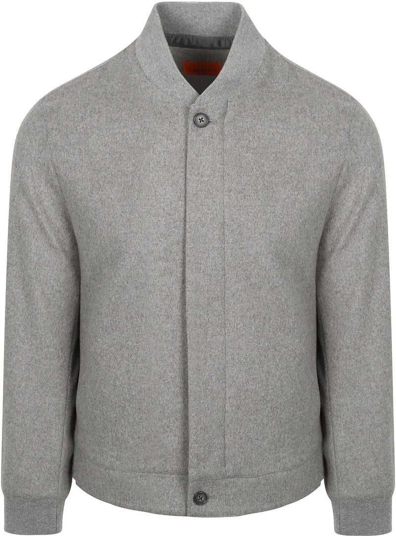 Suitable Bomberjacke Flanell Grau - Größe XXL von Suitable
