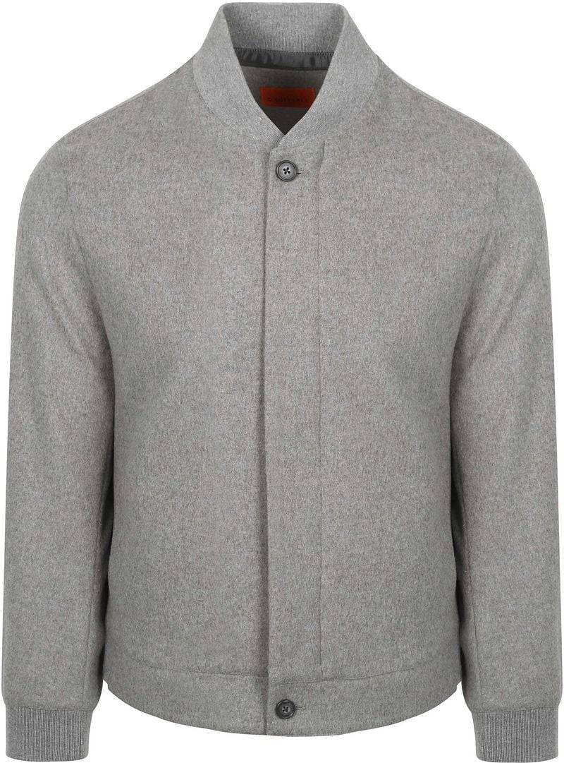 Suitable Bomberjacke Flanell Grau - Größe XXL von Suitable