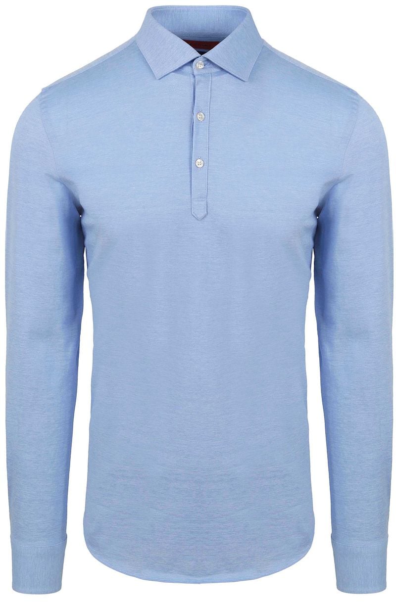 Suitable Camicia Poloshirt Hellblau - Größe L von Suitable