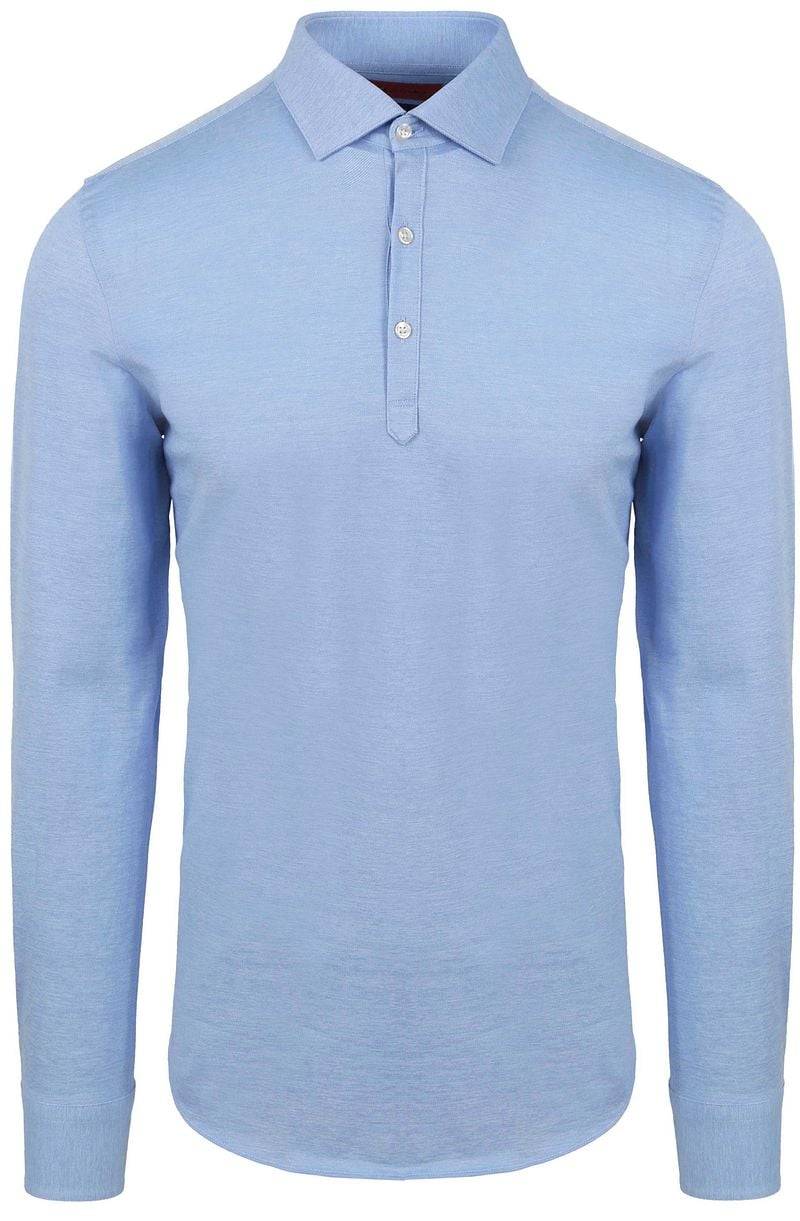 Suitable Camicia Poloshirt Hellblau - Größe L von Suitable
