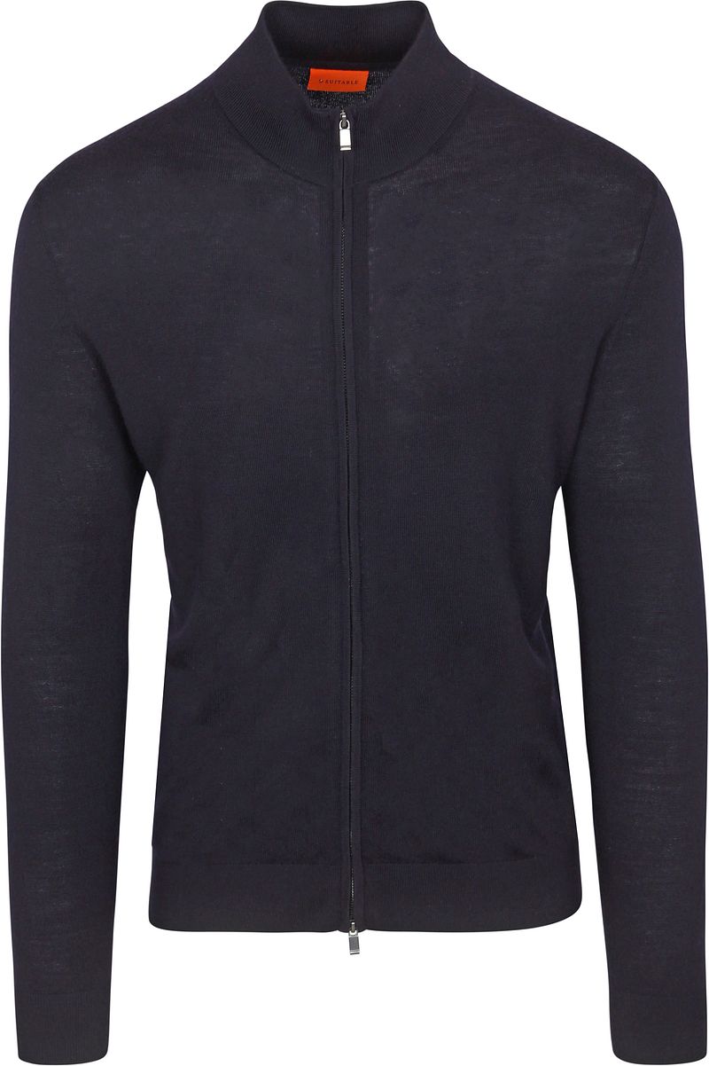 Suitable Cardigan Merino Navy - Größe 3XL von Suitable