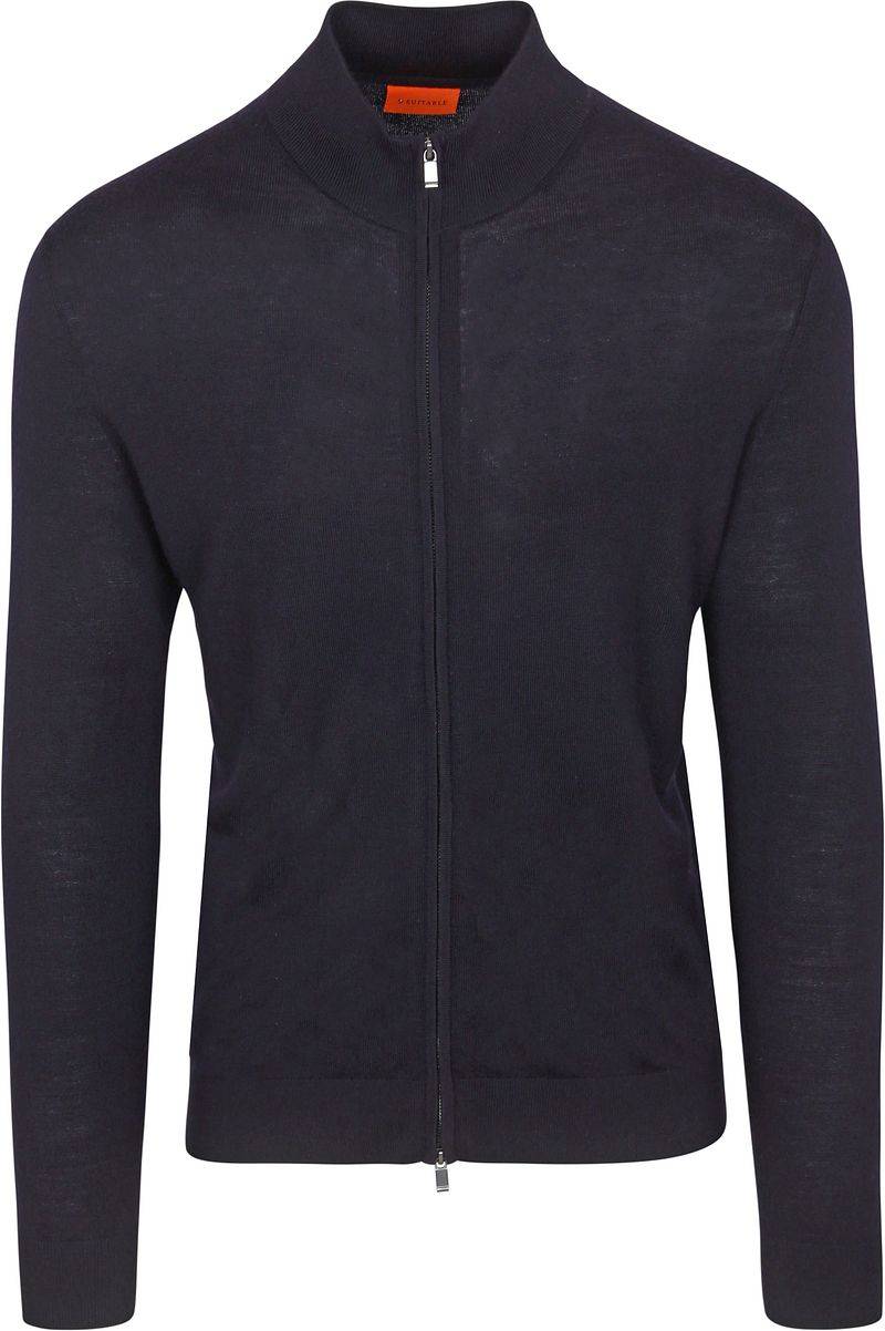 Suitable Cardigan Merino Navy - Größe 3XL von Suitable