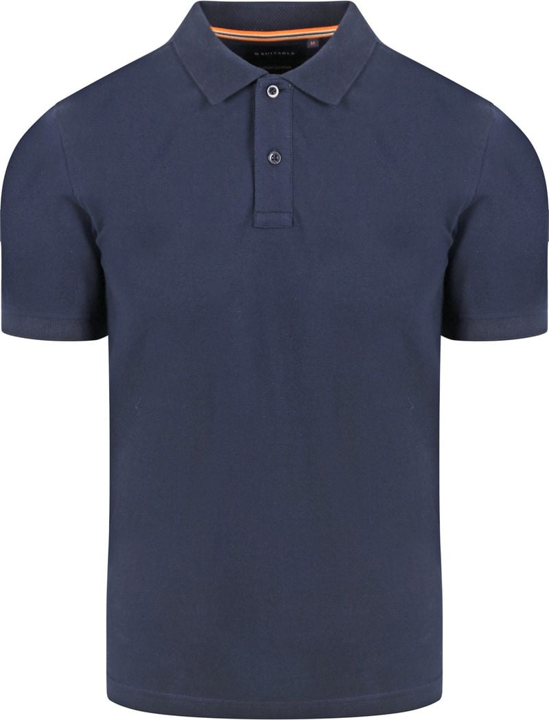 Suitable Cas Poloshirt Navy - Größe L von Suitable