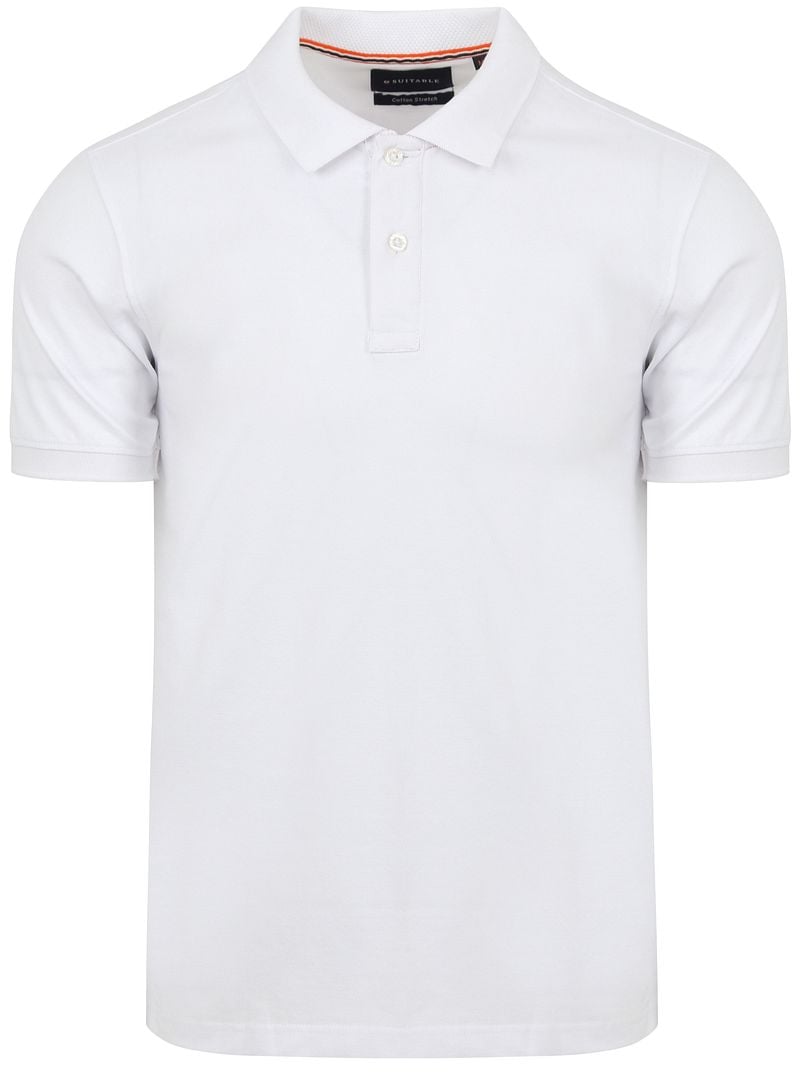 Suitable Cas Poloshirt Weiß - Größe 3XL von Suitable