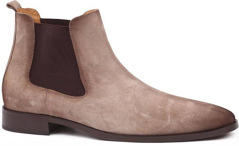 Suitable Chelsea Boot Suede Beige - Größe 41 von Suitable