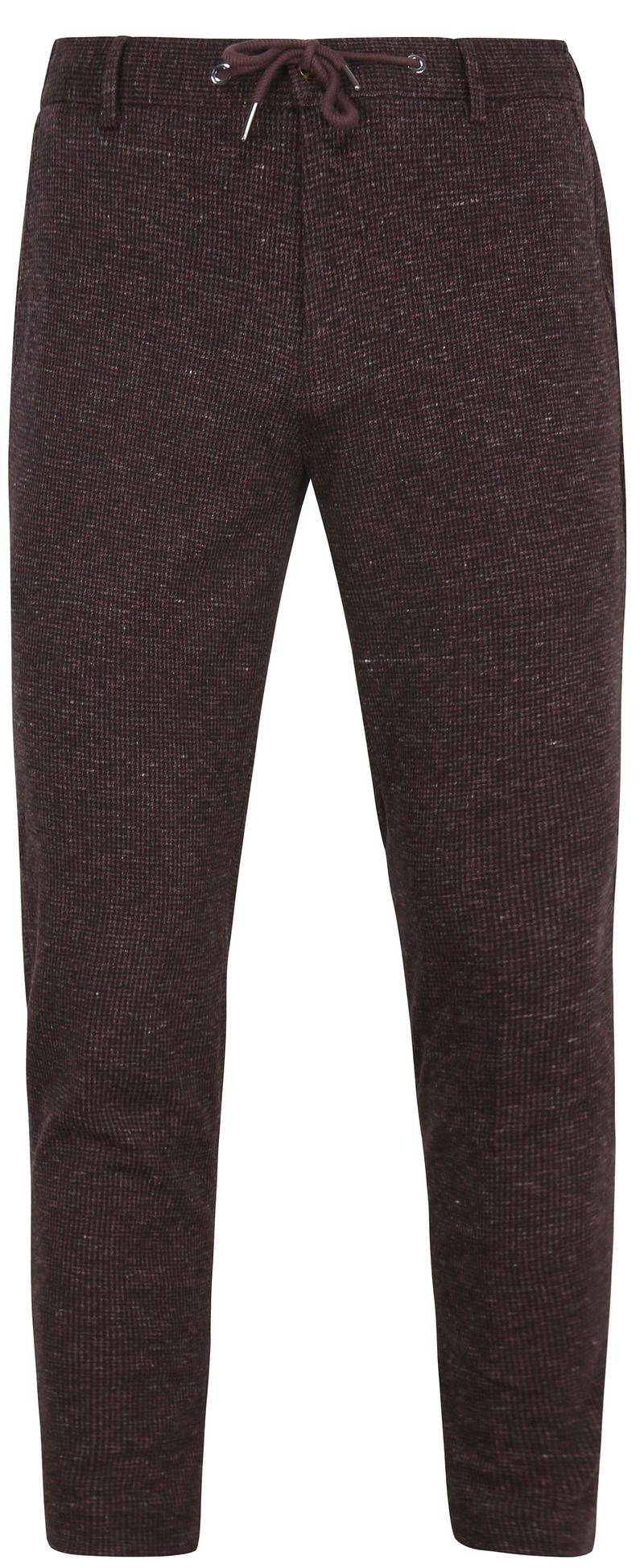 Suitable Chino Das Pied de Poule Aurbergine - Größe 52 von Suitable