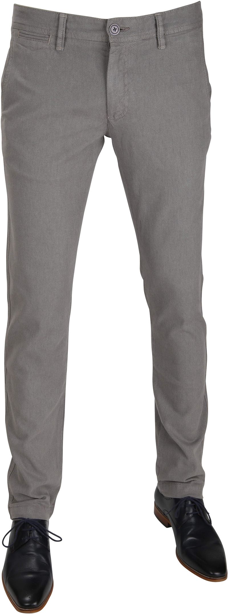 Suitable Chino Oakville Dessin Grau - Größe 26 von Suitable