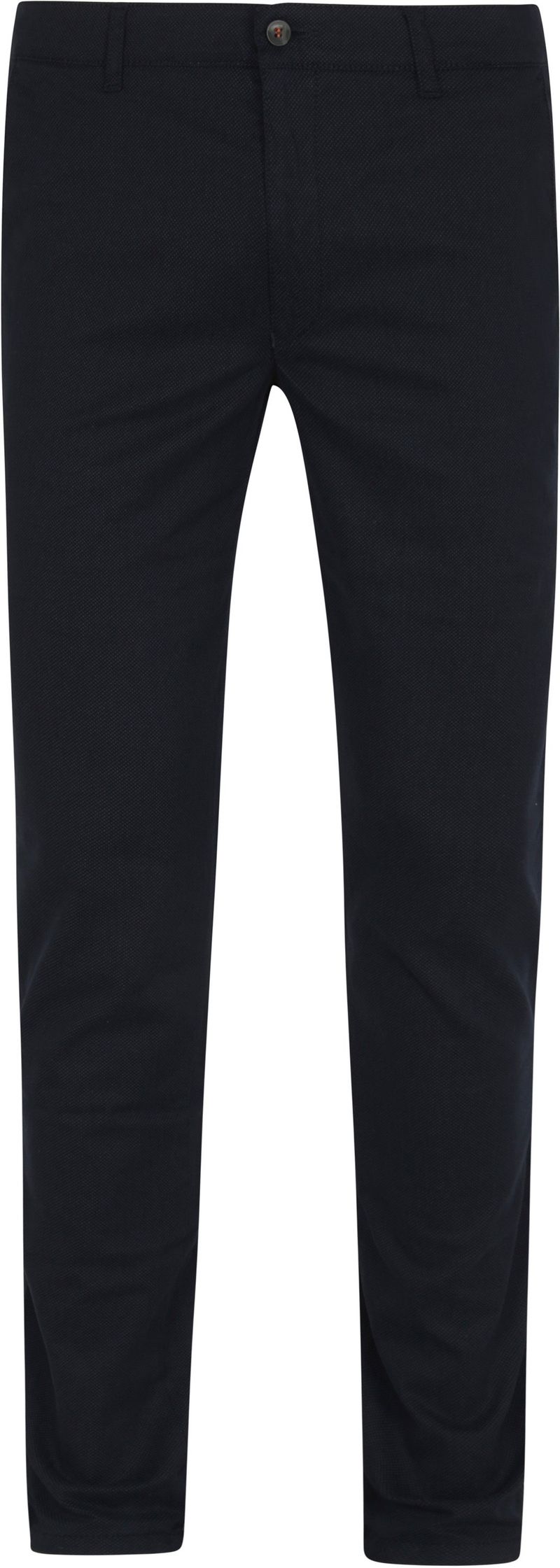 Suitable Chino Pico Druck Navy Blau - Größe 94 von Suitable