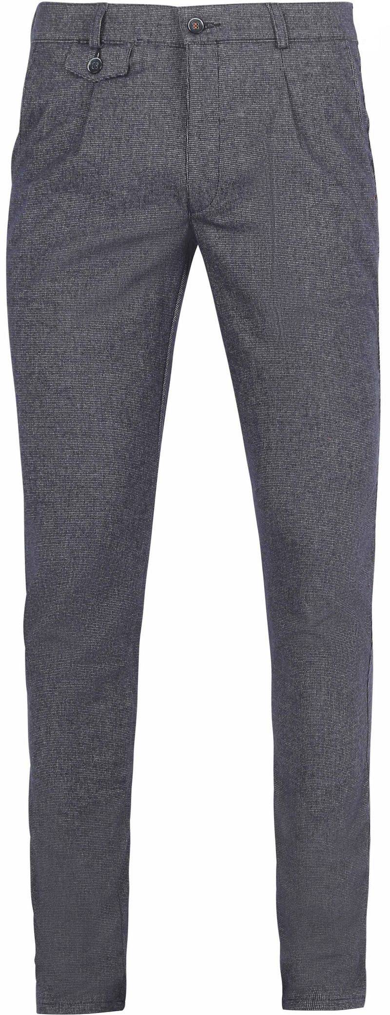 Suitable Chino Pico Pleat Navy - Größe 48 von Suitable
