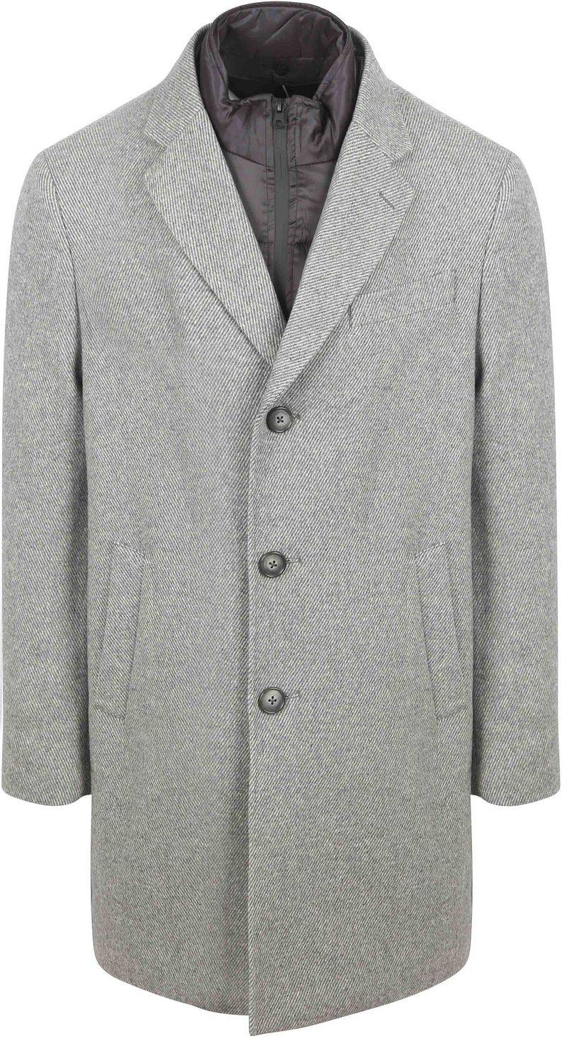 Suitable Coat Wolle Twill Grau - Größe 48 von Suitable