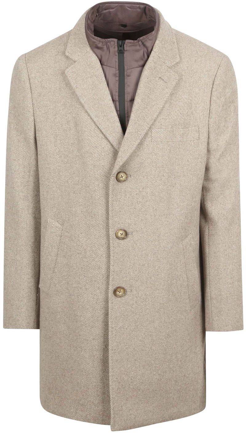 Suitable Coat Wolle Twill Sand - Größe 50 von Suitable