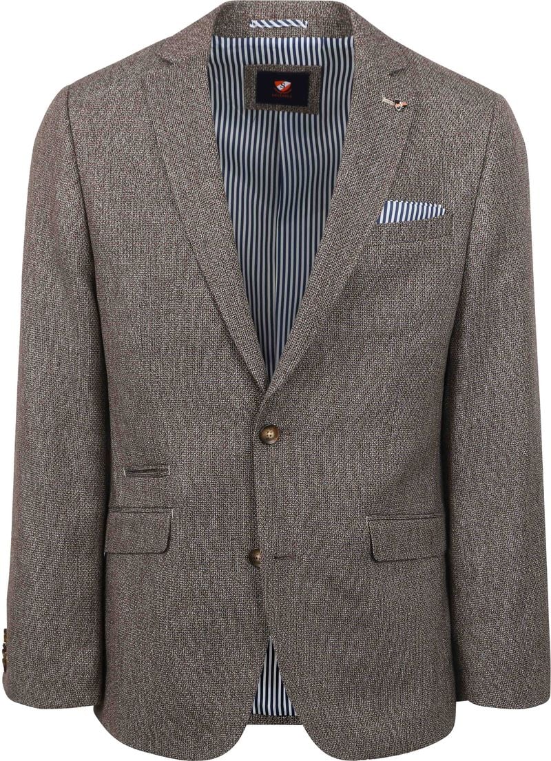 Suitable Cord Blazer "Heleen" Melange Braun/Blau - Größe 52 von Suitable