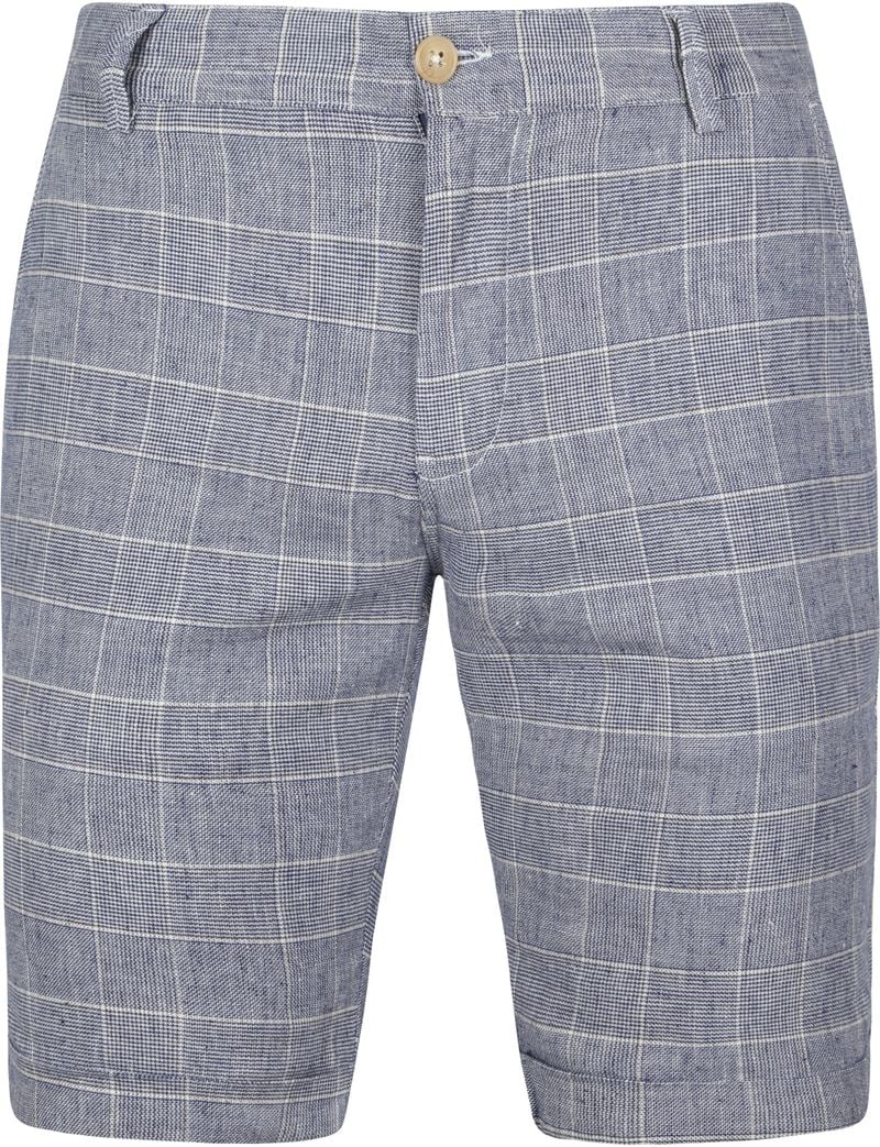 Suitable Don Short Blau Kariert - Größe XXL von Suitable